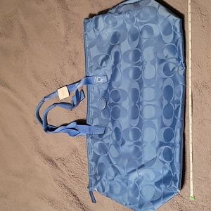 Coach Foldable Nylon Travel Tote